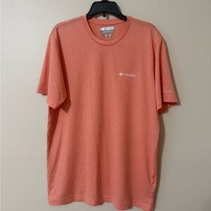 Columbia Omni-wick Tshirt Orange Casual Relaxed Soft Everyday Outdoor Small EUC